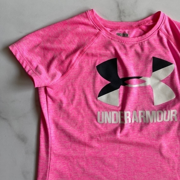 Under armour Big Logo Short Sleeve Loose Shirt M - Picture 2 of 8